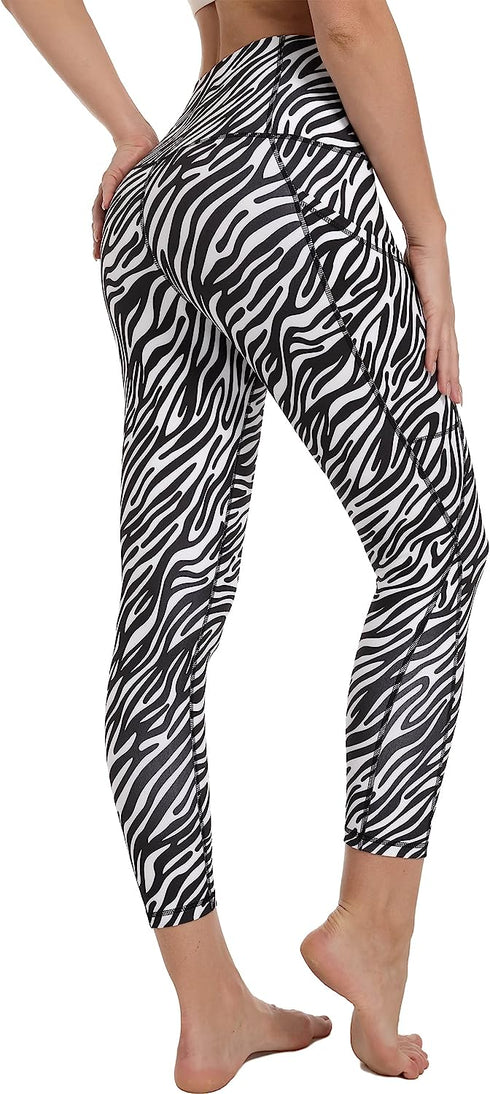 Free Leaper High Waisted Stretchy Yoga Pants for Women with Pockets